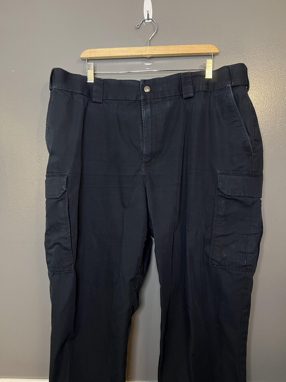 5.11 Tactical Cargo Pants Mens 44x28 Blue Taclite Ripstop PDU Class B Workwear